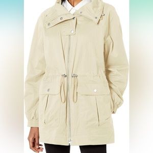 Levi's Women Cotton Lightweight Jacket Large Sand Beige LW1RP575 with Pockets